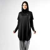 Active Abaya with Hoodie  (Full sleeves)
