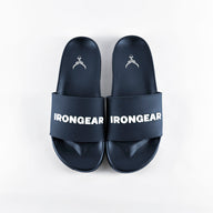 Unisex Signature Slides Marineblau/Weiß