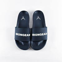Unisex Signature Slides Marineblau/Weiß