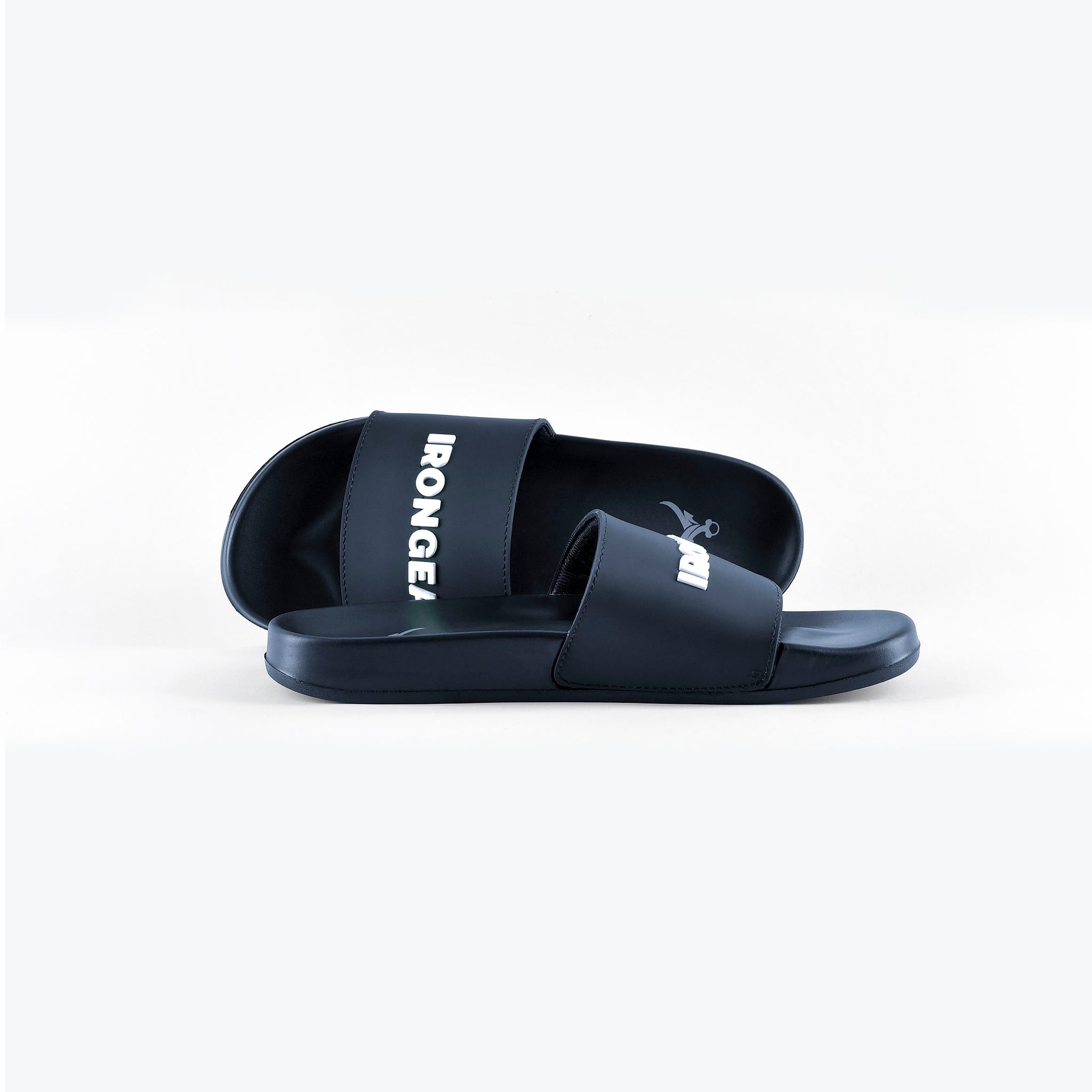 Unisex Signature Slides Marineblau/Weiß