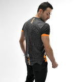 Stone Wash Langarm-T-Shirt