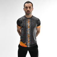 Stone Wash Langarm-T-Shirt