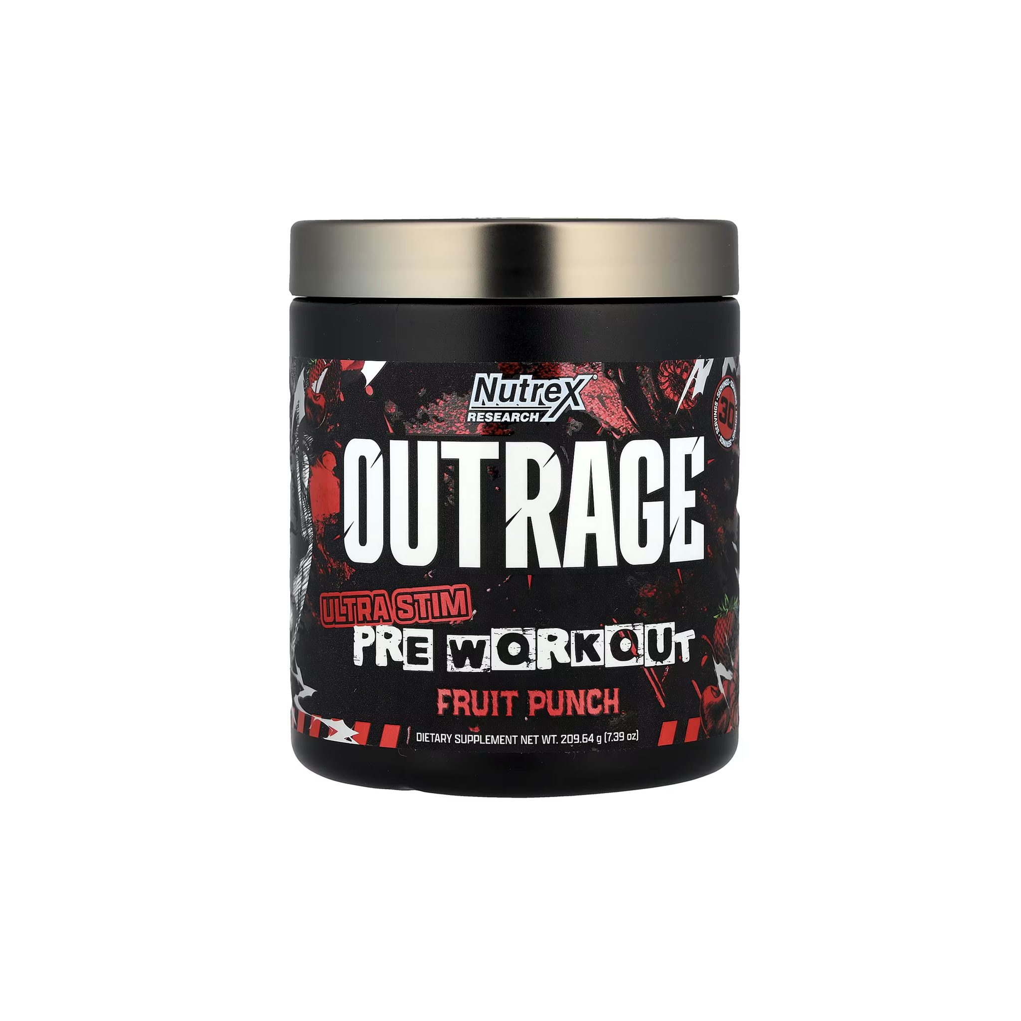 Outrage Pre Workout 30 Servings