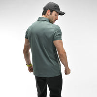 Poloshirt mit Waffelmuster
