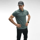 Poloshirt mit Waffelmuster