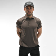 Poloshirt mit Waffelmuster