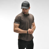 Poloshirt mit Waffelmuster