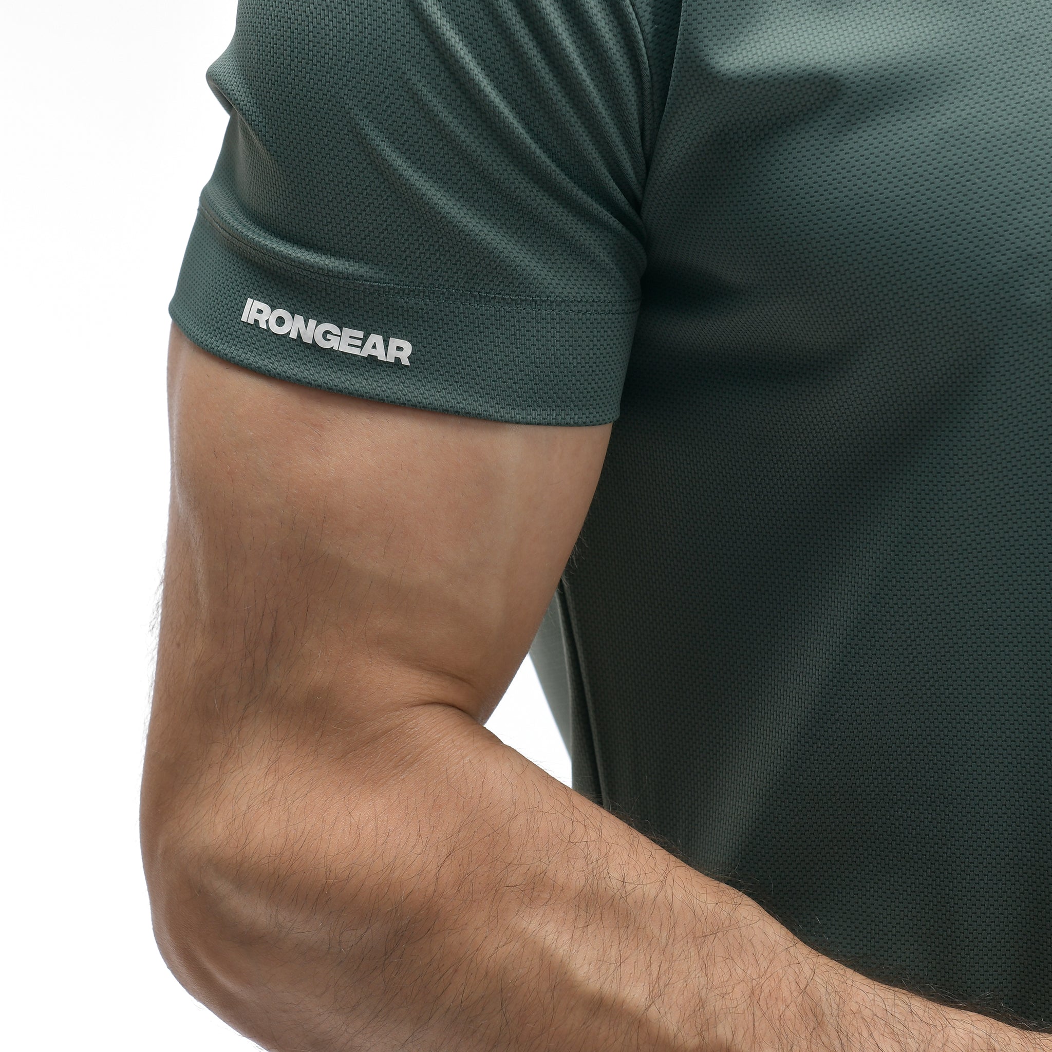 Poloshirt mit Waffelmuster