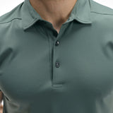 Poloshirt mit Waffelmuster