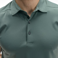 Poloshirt mit Waffelmuster