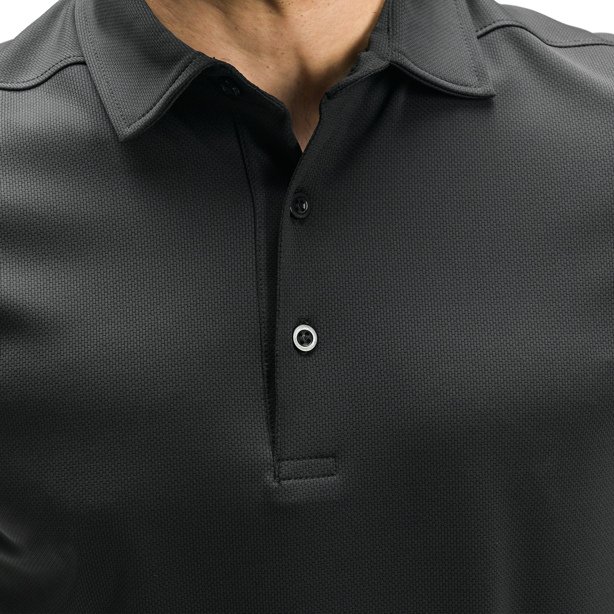 Poloshirt mit Waffelmuster