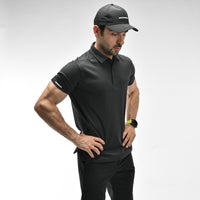 Poloshirt mit Waffelmuster