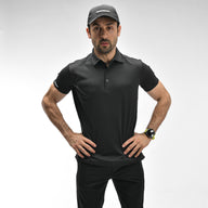 Poloshirt mit Waffelmuster
