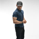 Poloshirt mit Waffelmuster