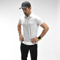 Poloshirt mit Waffelmuster