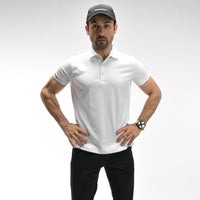 Poloshirt mit Waffelmuster