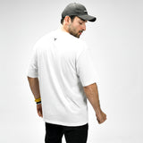 Raw Script Oversize Tee