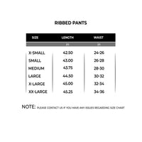 Ribbed pants