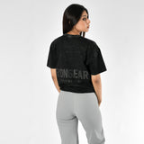 Oversize-T-Shirt mit Stone-Wash-Muster