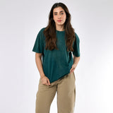 Oversize-T-Shirt mit Stone-Wash-Muster