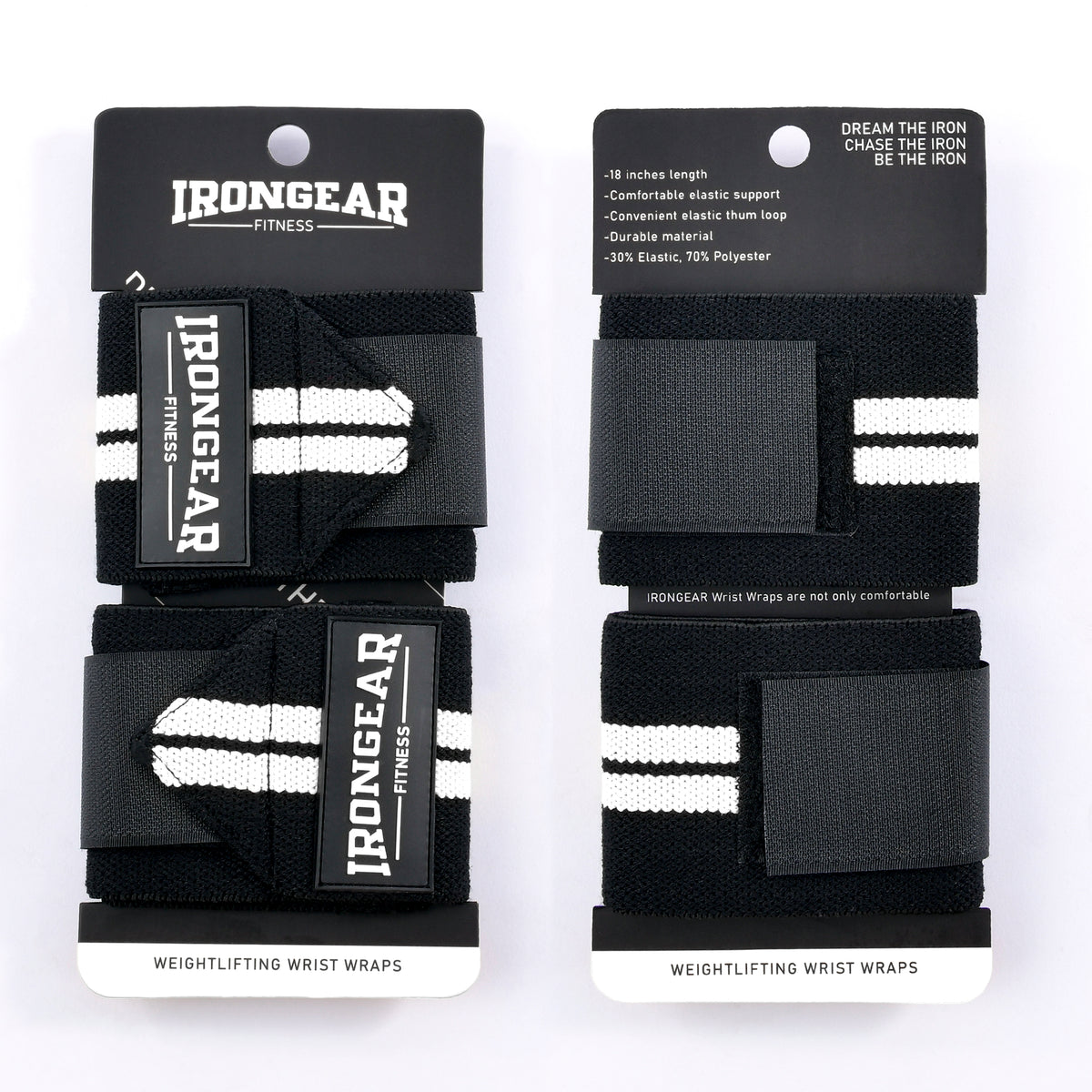 IRONGEAR Lifting Wrist Wraps - IRONGEAR Fitness