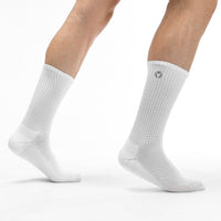 Daily Stride Ribbed Comfort Crew Socks 2 Pack - IRONGEAR Fitness