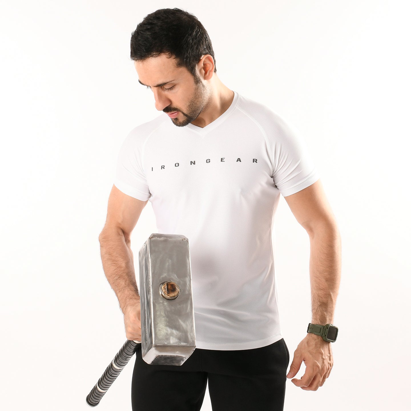 Hercules T-Shirt mit V-Ausschnitt