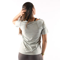 U-Boot-Ausschnitt, kurze Ärmel