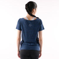 U-Boot-Ausschnitt, kurze Ärmel