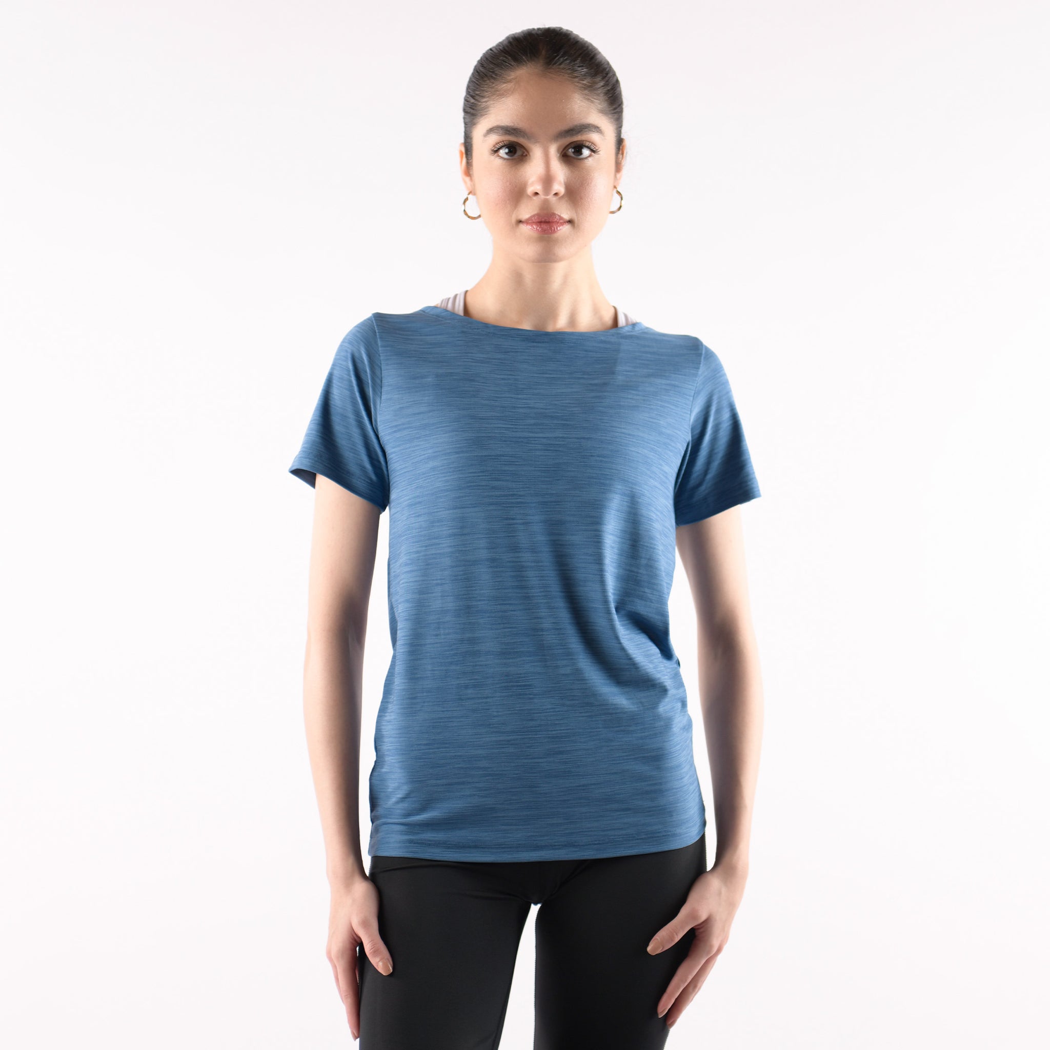 U-Boot-Ausschnitt, kurze Ärmel