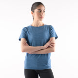 U-Boot-Ausschnitt, kurze Ärmel