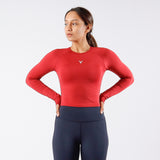 Performance Long Sleeve Crop Top