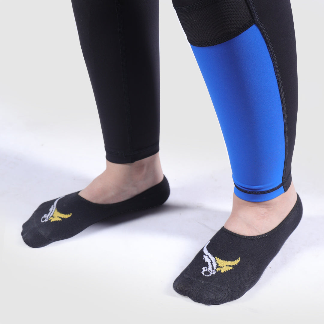 Unsichtbare Socken im Dreierpack