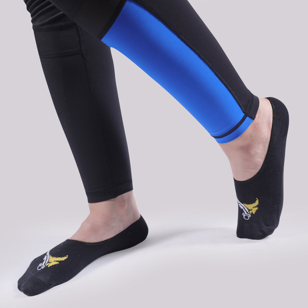 Unsichtbare Socken im Dreierpack