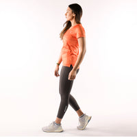 V-Ausschnitt Laser Orange für Damen